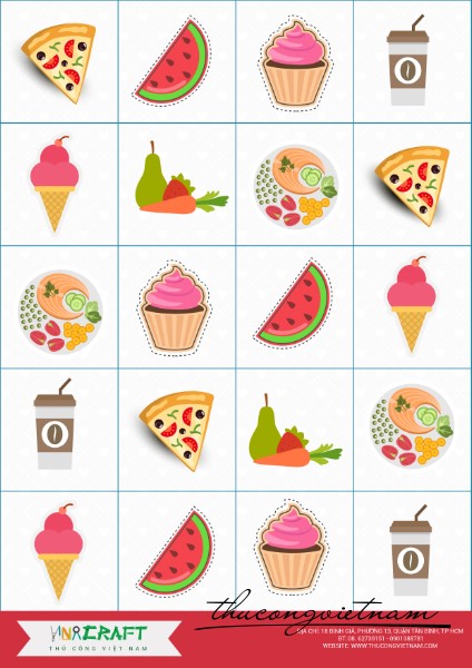 Sticker đồ ăn mẫu 6